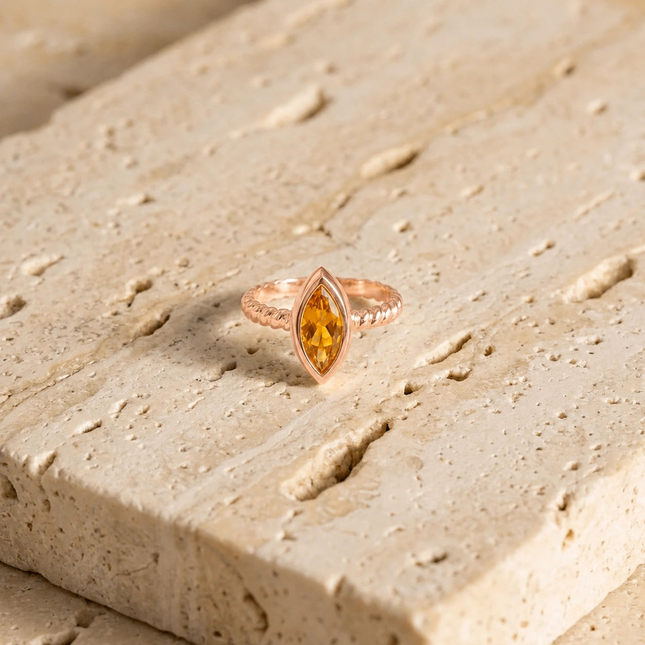 Rose Gold Citrine — Fiorenza