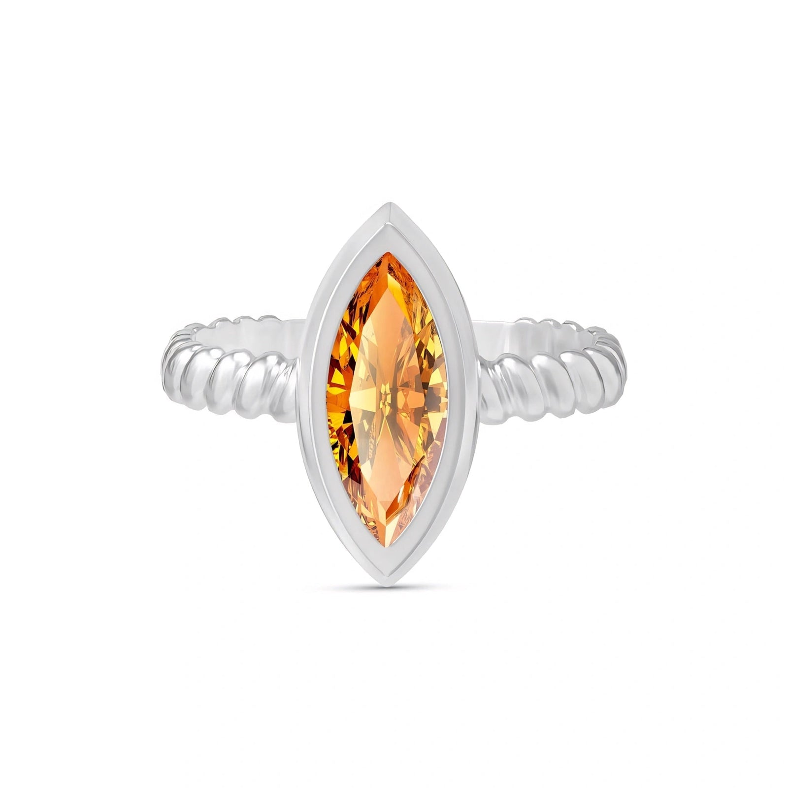 White Gold Citrine — Fiorenza