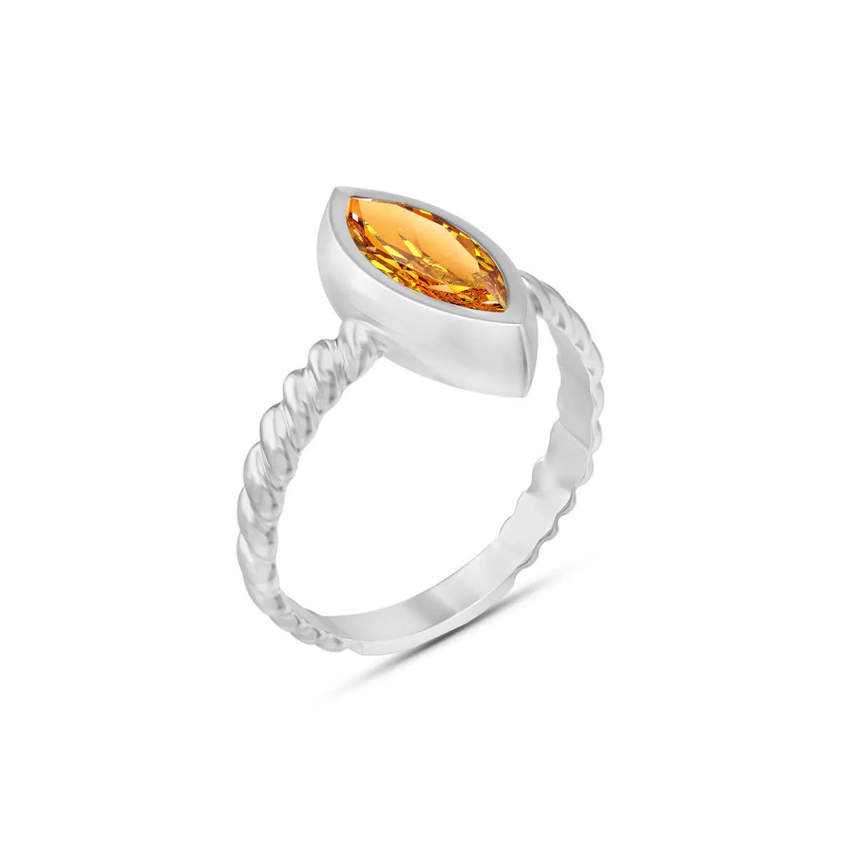 White Gold Citrine — Fiorenza