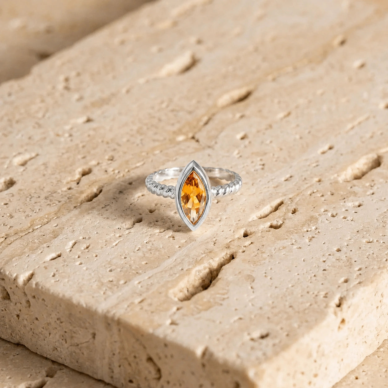 White Gold Citrine — Fiorenza