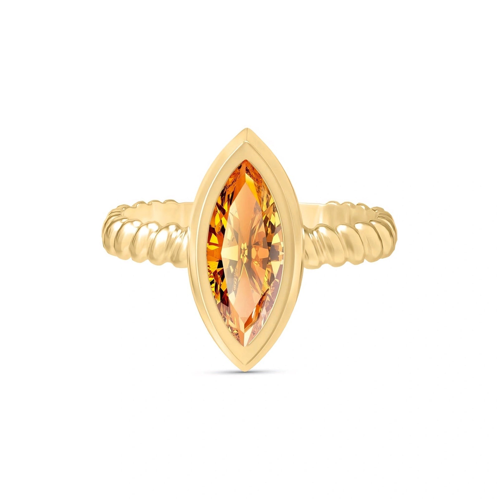 Yellow Gold Citrine — Fiorenza