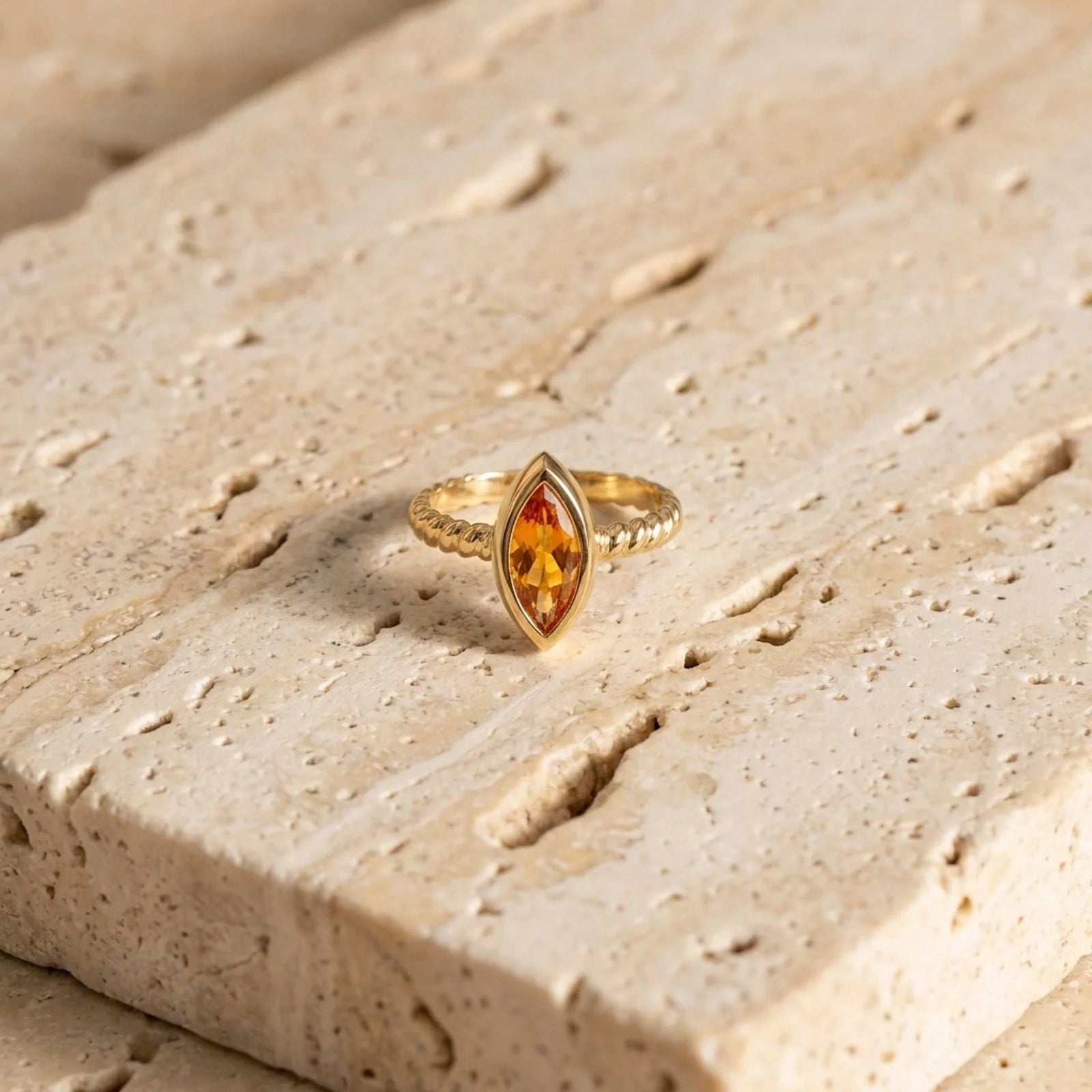 Yellow Gold Citrine — Fiorenza