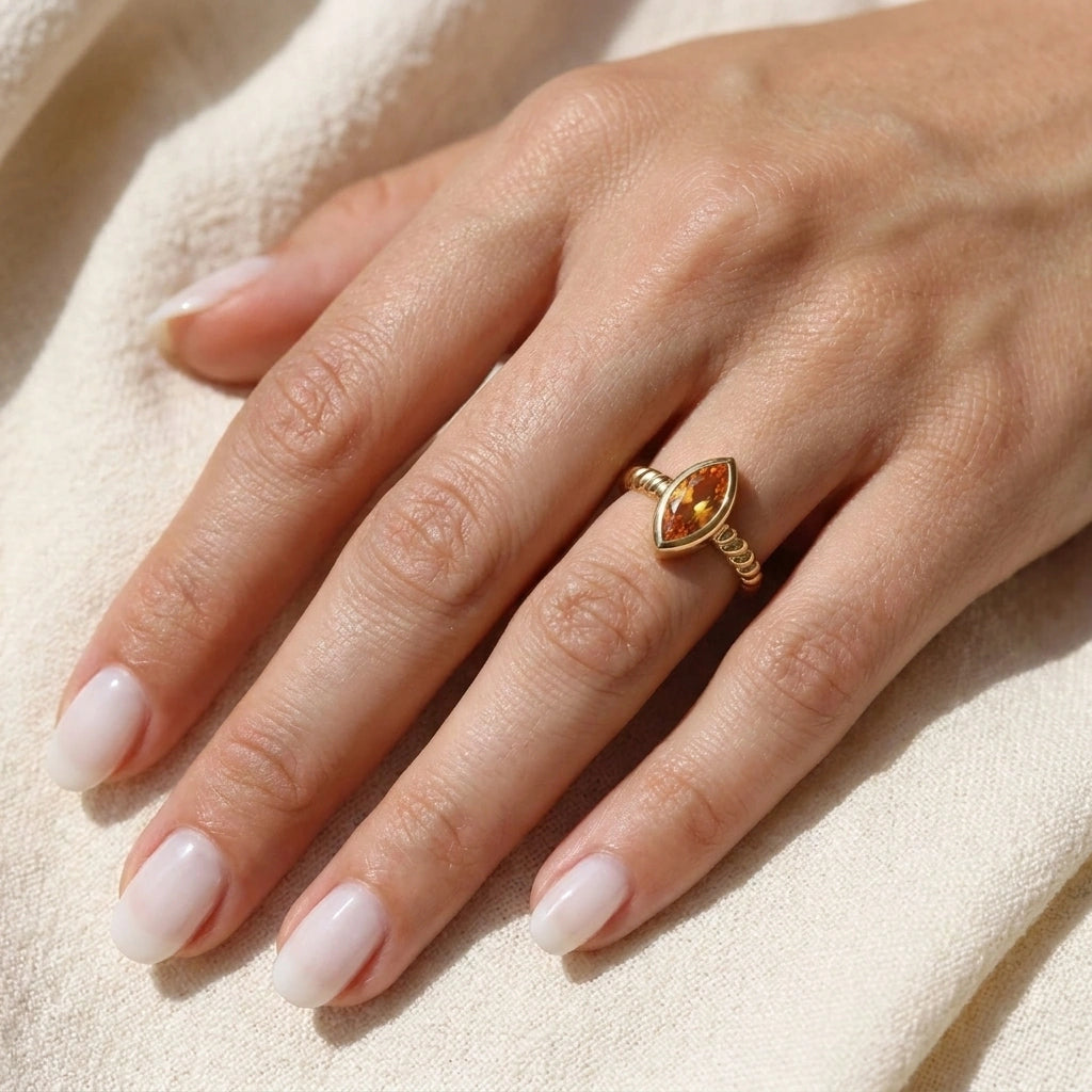 Yellow Gold Citrine — Fiorenza