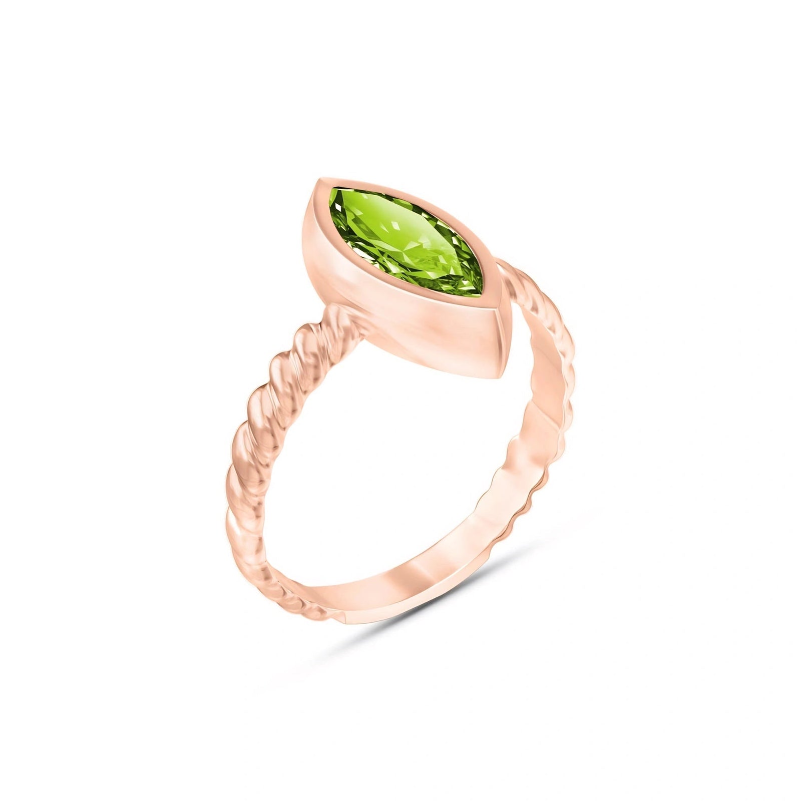 Rose Gold Peridot — Fiorenza