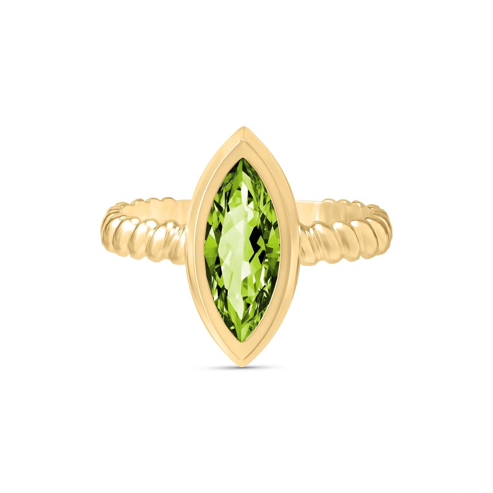 Yellow Gold Peridot — Fiorenza