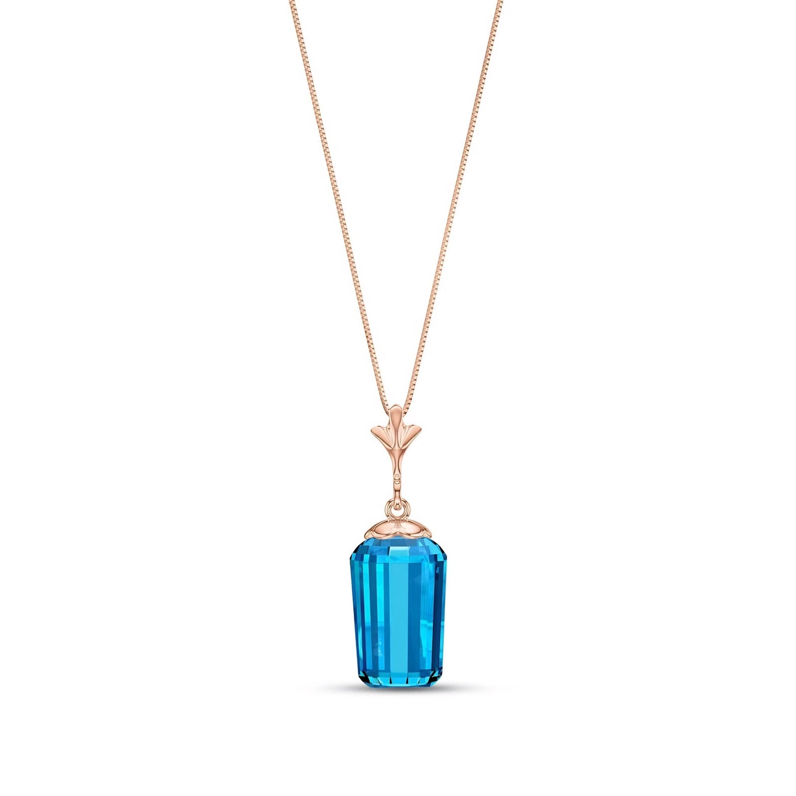 Rose Gold Blue Topaz — Concettina