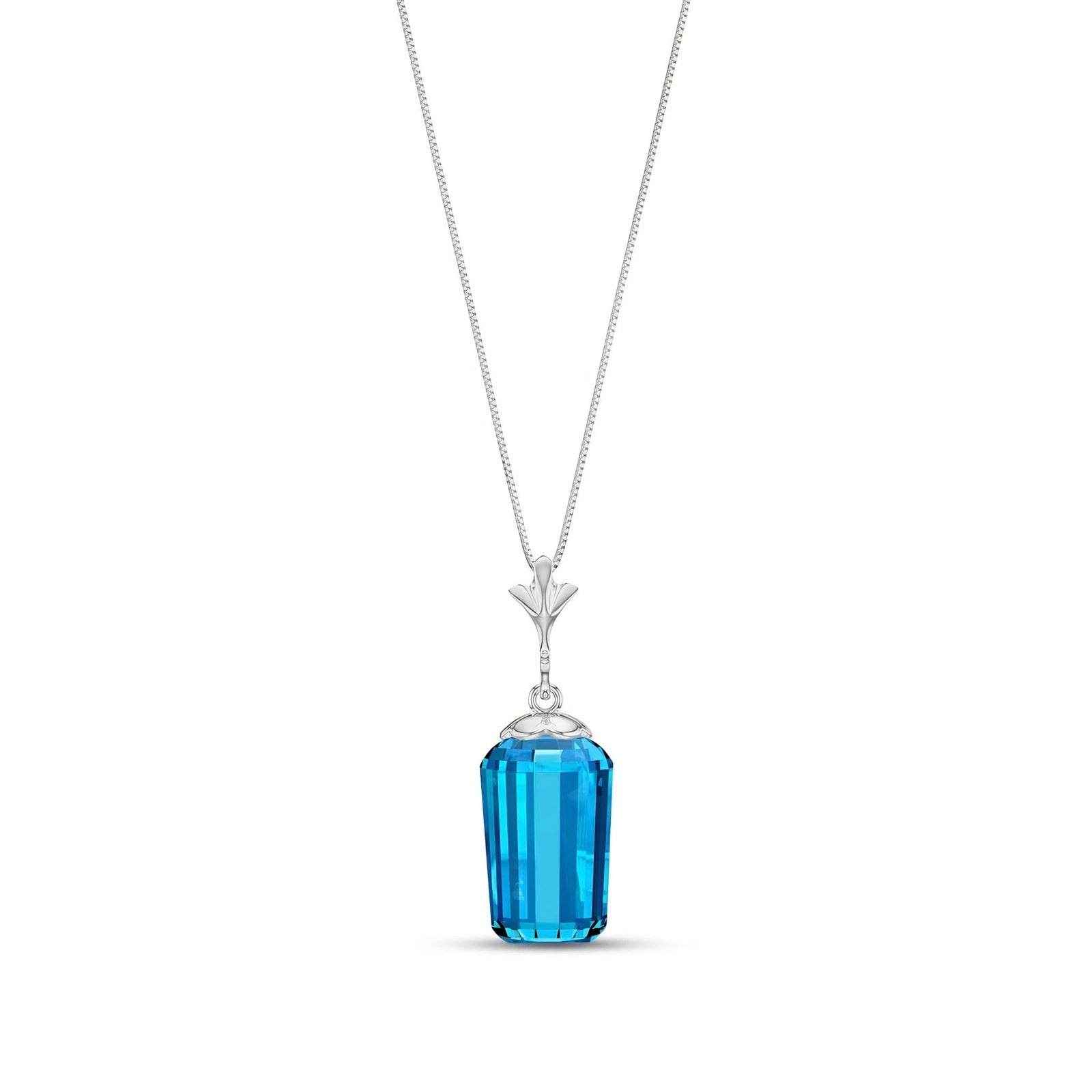 White Gold Blue Topaz — Concettina