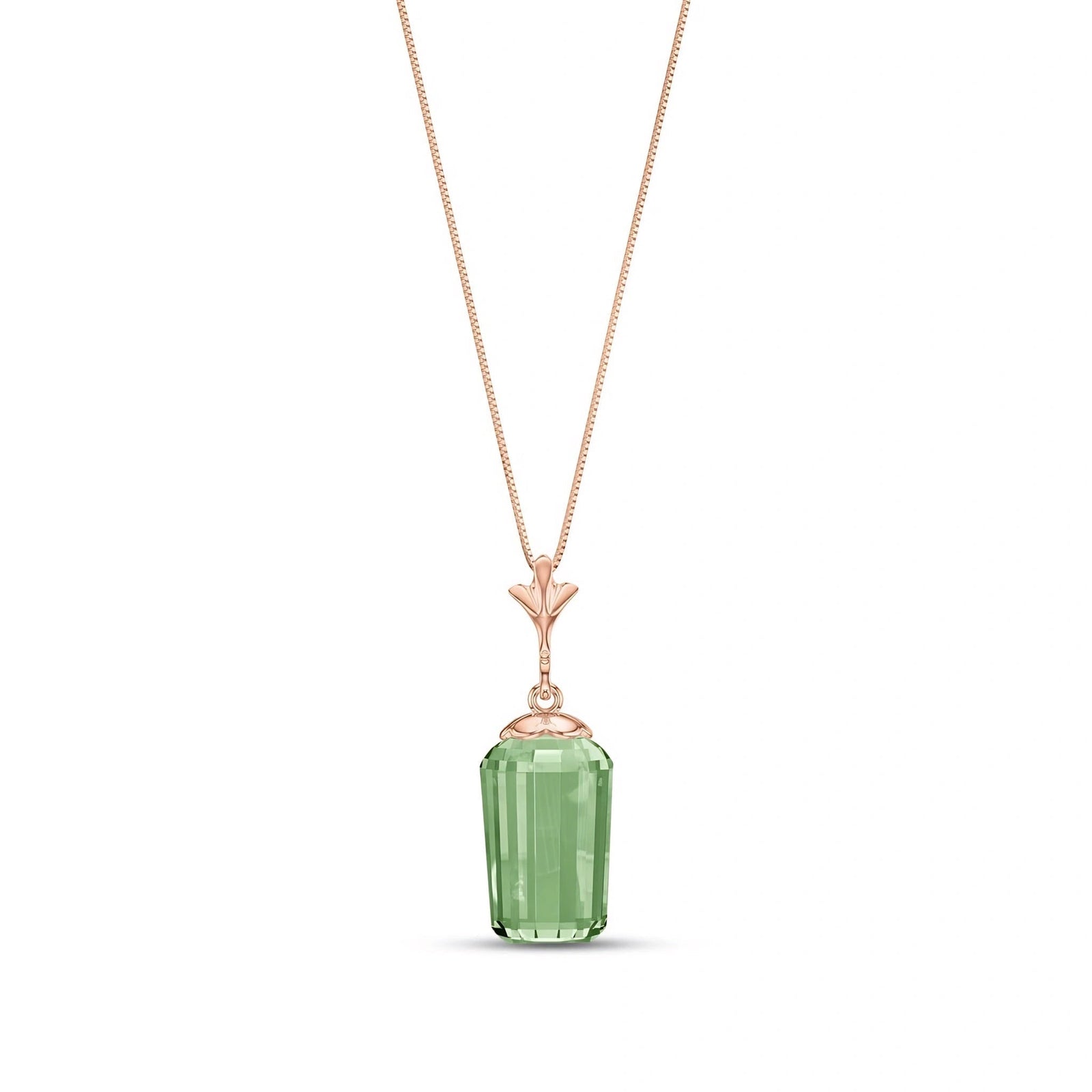 Rose Gold Green Amethyst — Concettina