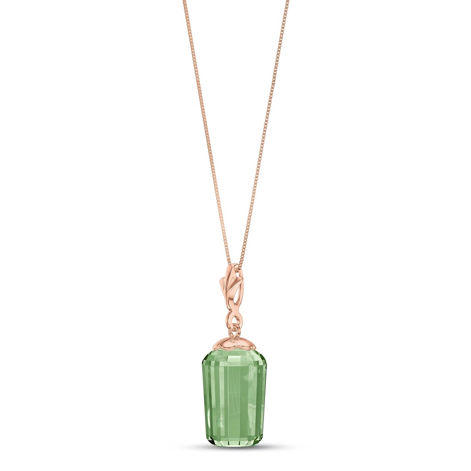 Rose Gold Green Amethyst — Concettina