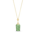 Yellow Gold Green Amethyst — Concettina