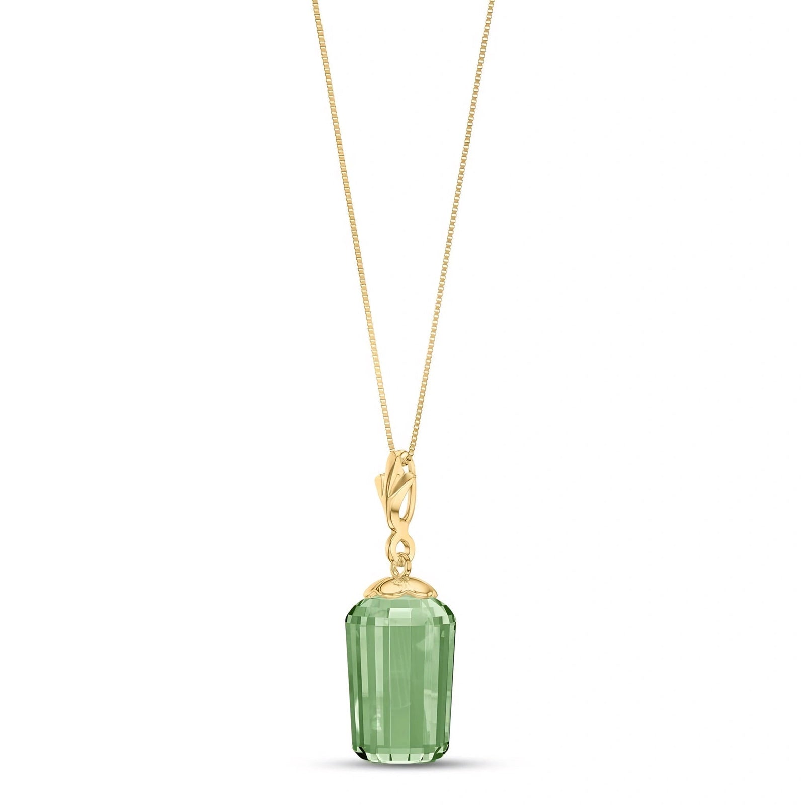 Yellow Gold Green Amethyst — Concettina