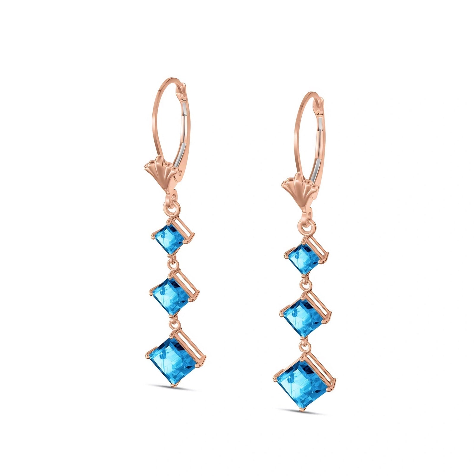 Rose Gold Blue Topaz — Fulvietta