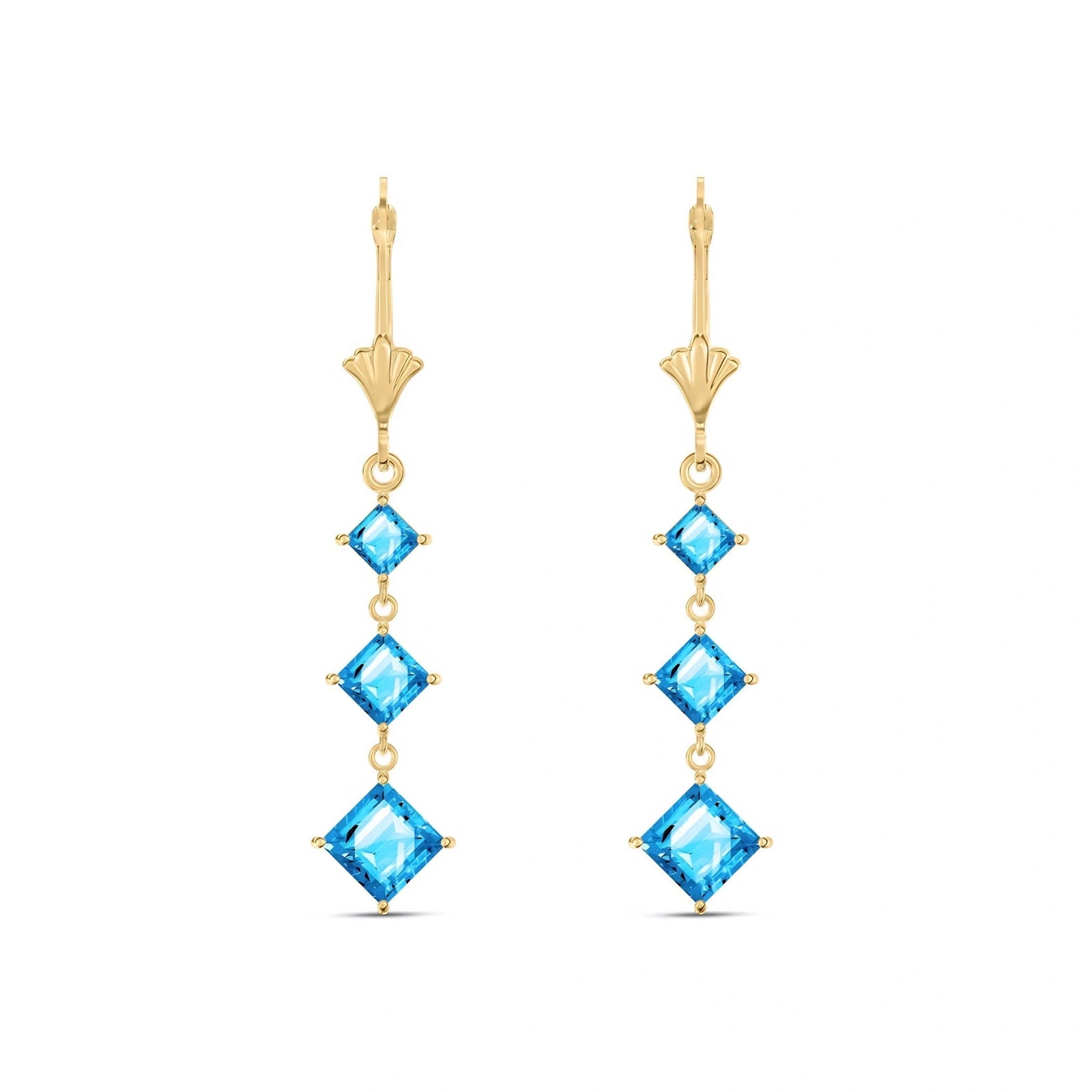 Yellow Gold Blue Topaz — Fulvietta