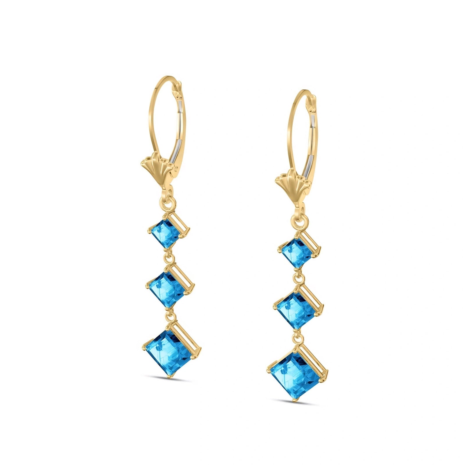 Yellow Gold Blue Topaz — Fulvietta