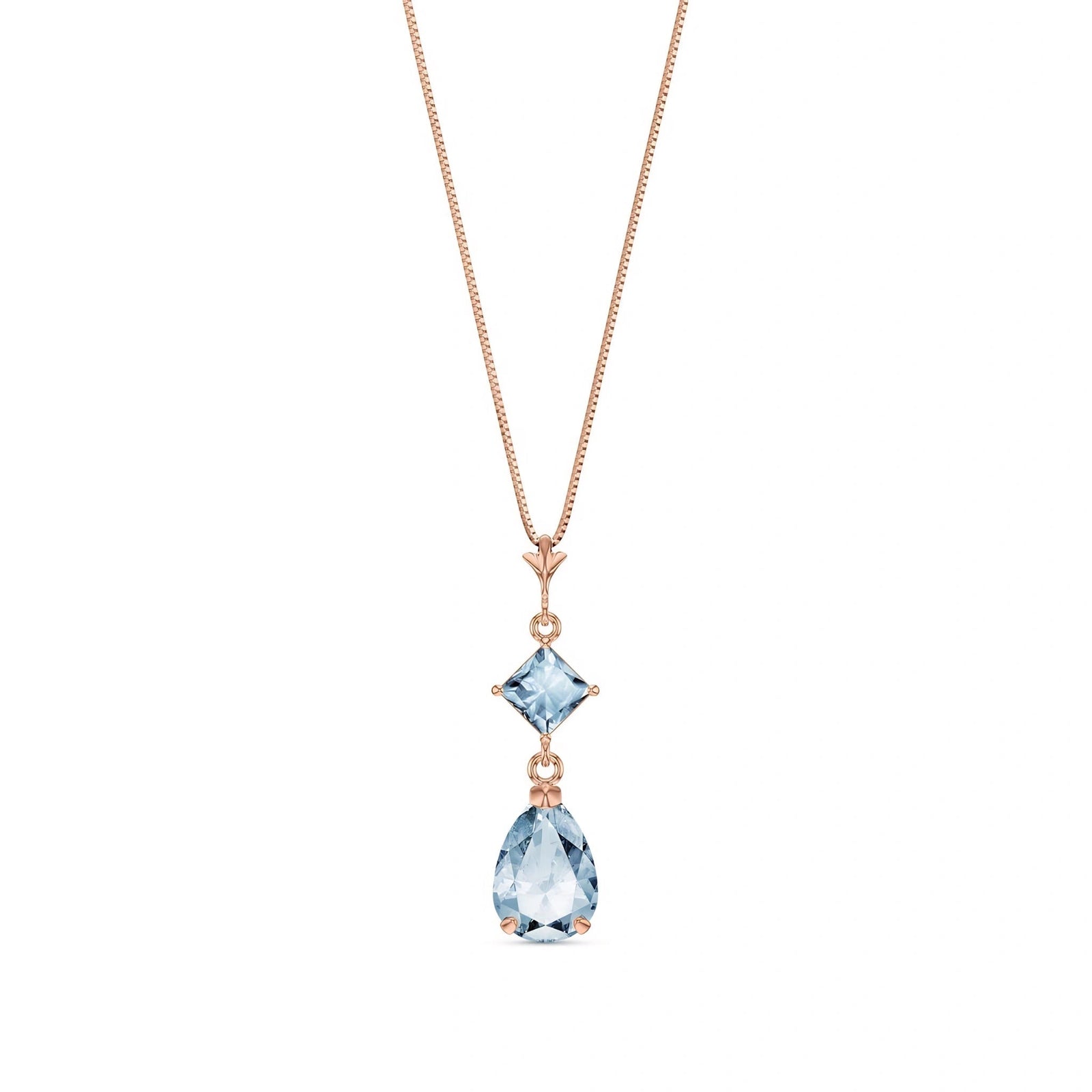 Rose Gold Classic Necklace Peridot 10K — Palma