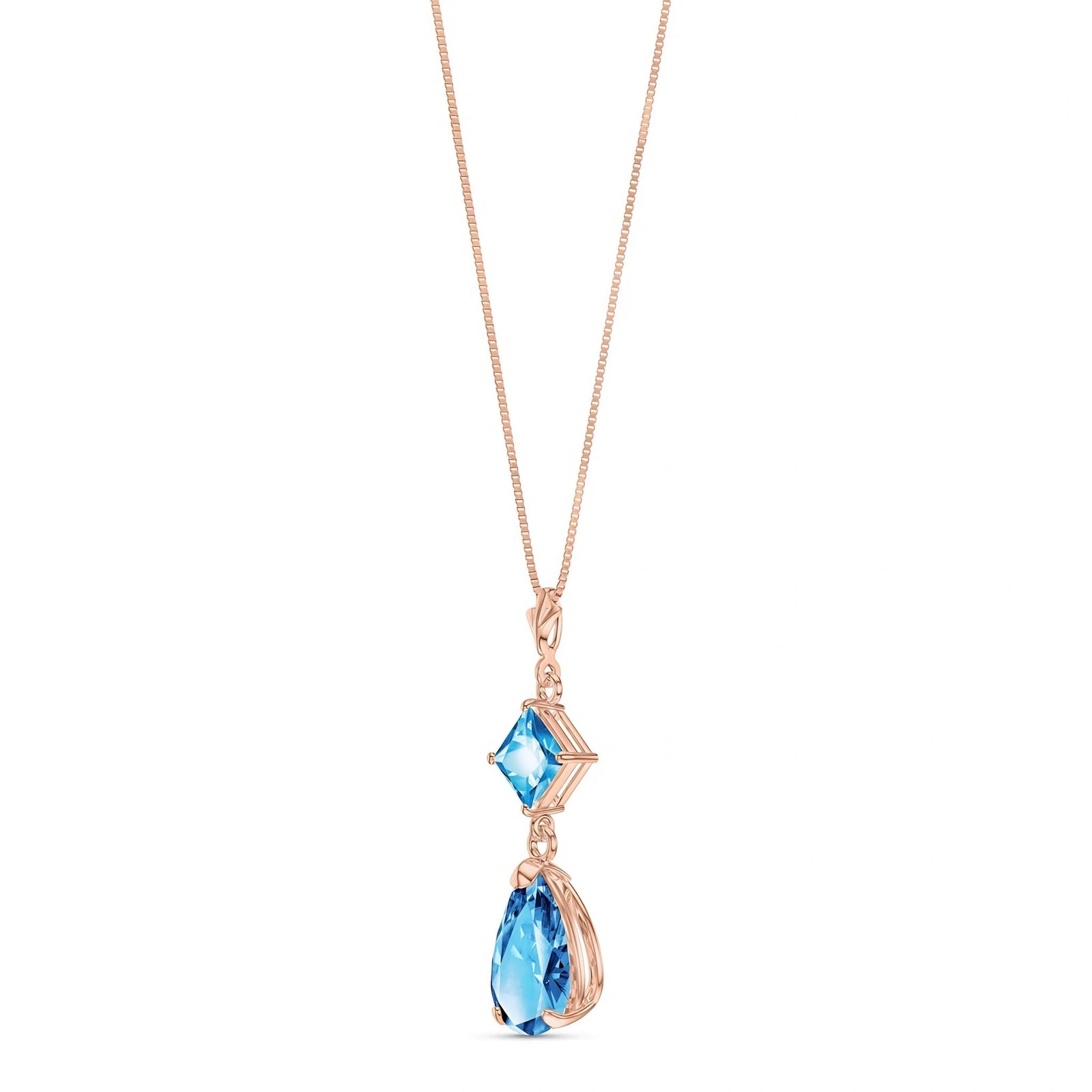 Rose Gold Classic Necklace Peridot 10K — Palma