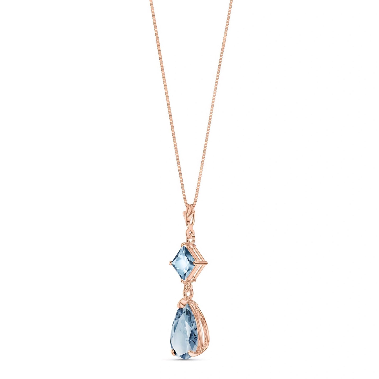 Rose Gold Classic Necklace Peridot 10K — Palma