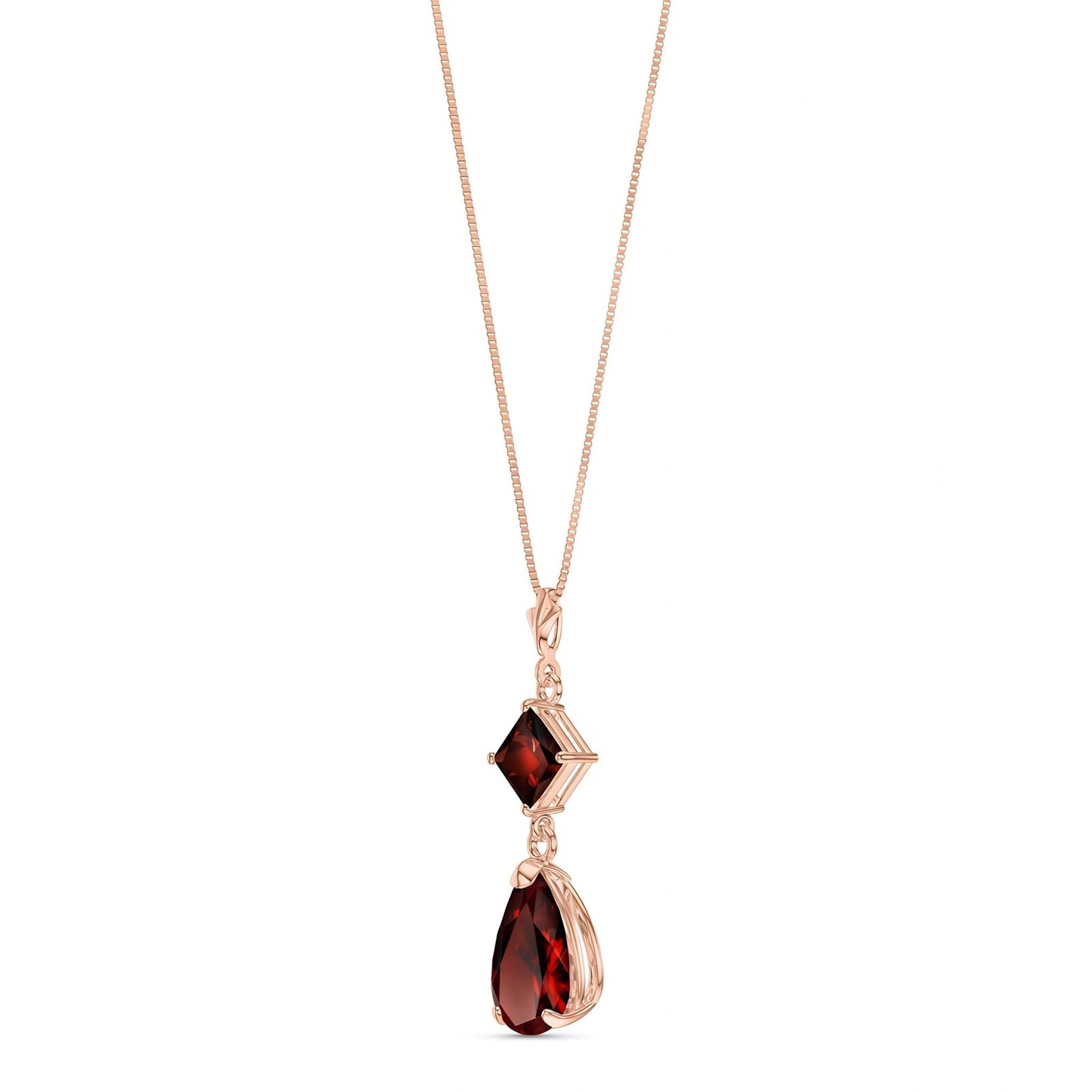 Rose Gold Classic Necklace Peridot 10K — Palma