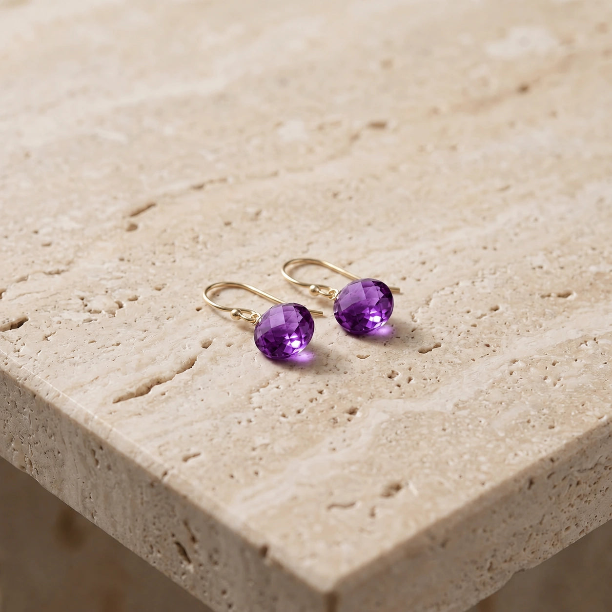 Yellow Gold Amethyst — Gabriellina