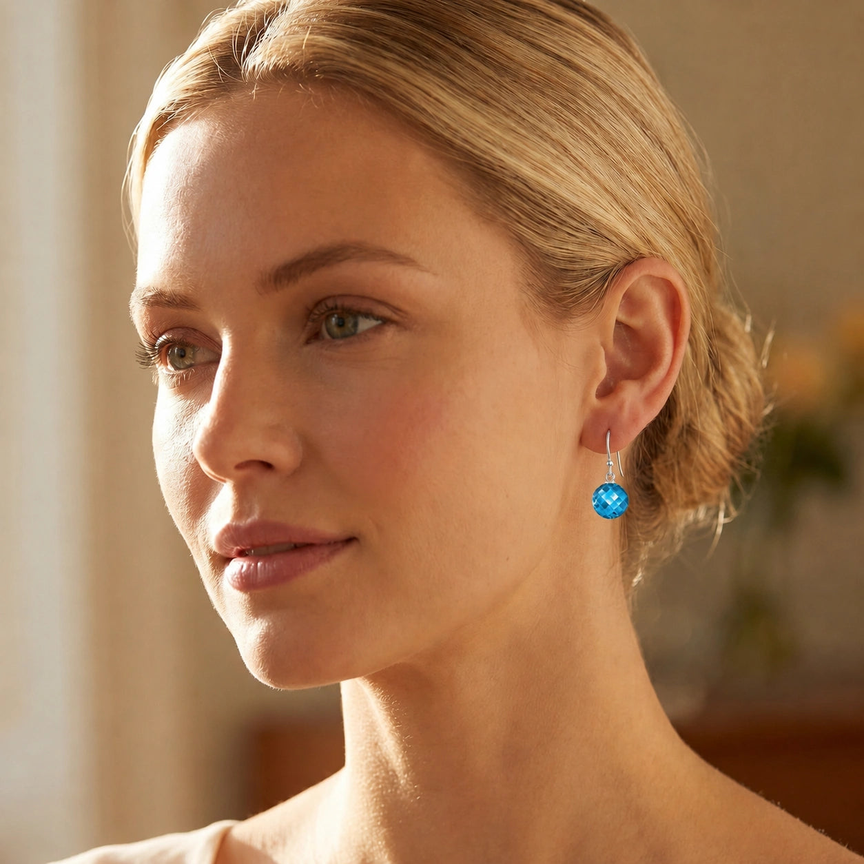 White Gold Blue Topaz — Gabriellina