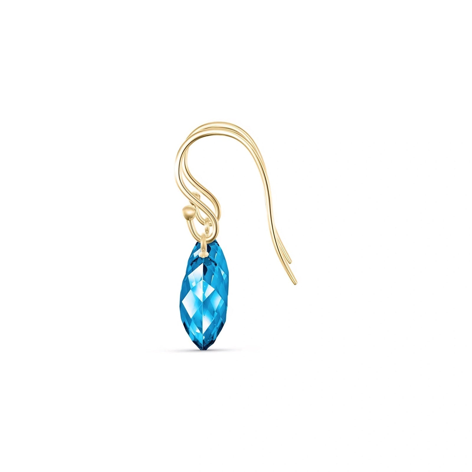 Yellow Gold Blue Topaz — Gabriellina