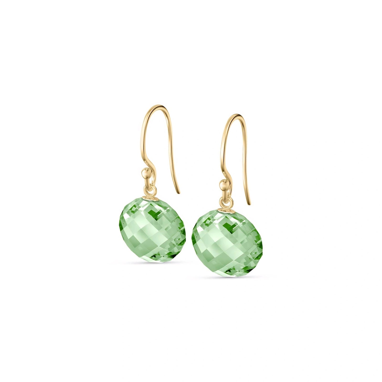 Yellow Gold Green Amethyst — Gabriellina