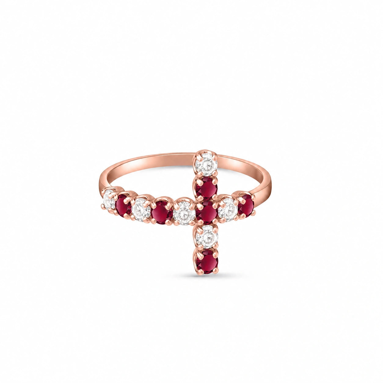 Rose Gold Ruby & Diamond — Gaia