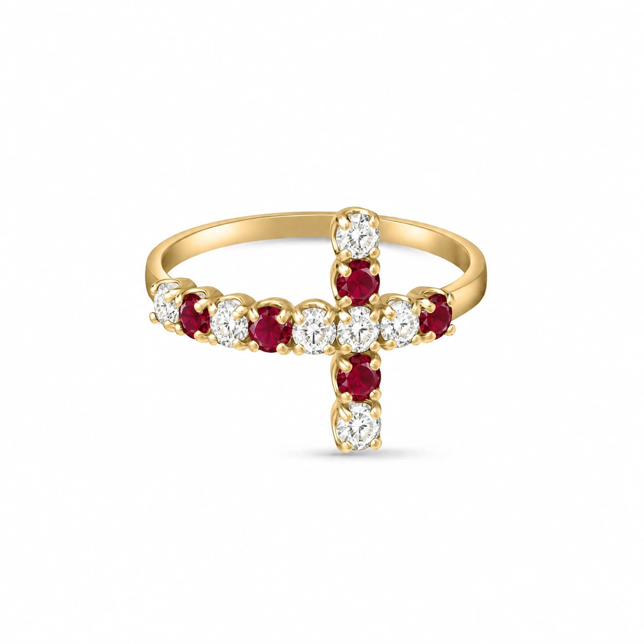 Yellow Gold Ruby & Diamond — Gaia