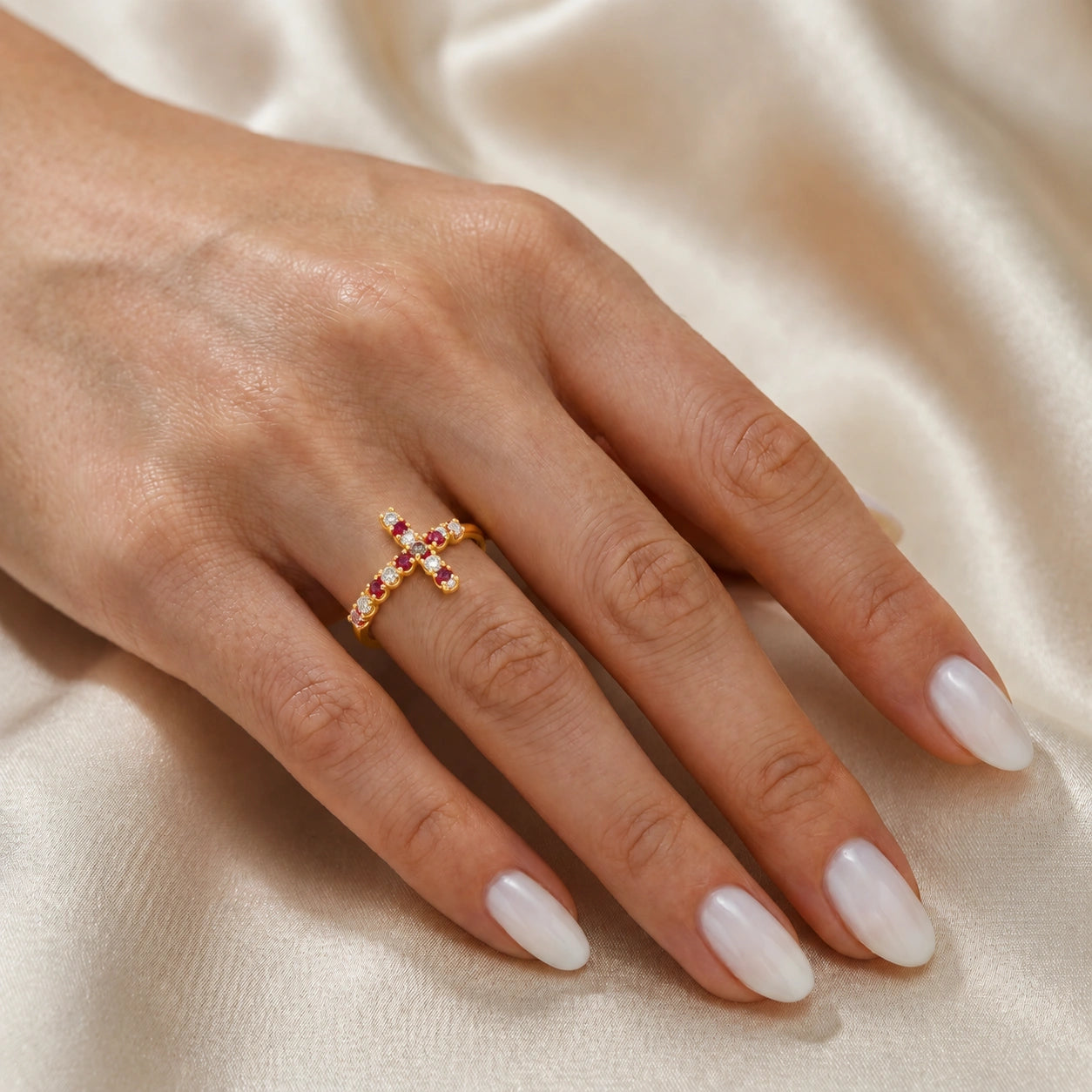Yellow Gold Ruby & Diamond — Gaia