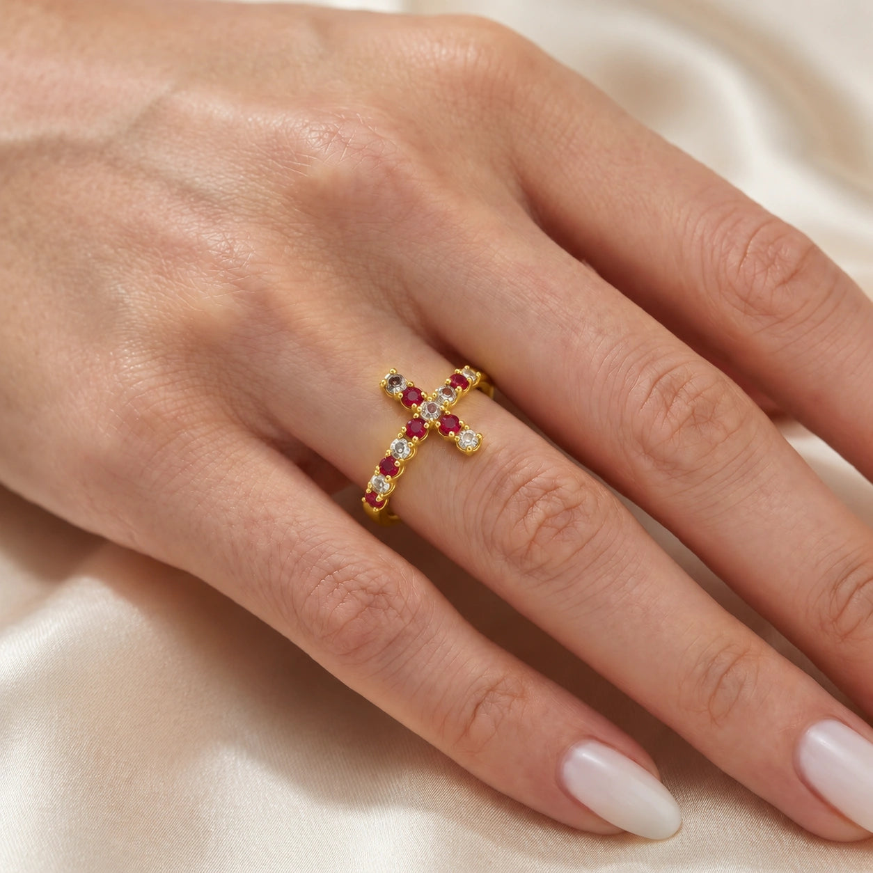 Yellow Gold Ruby & Diamond — Gaia