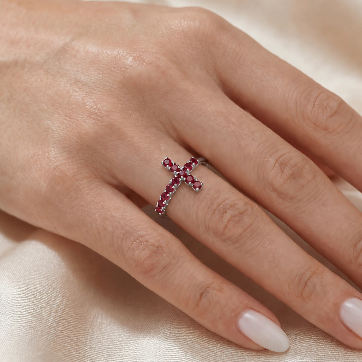 White Gold Ruby — Gaia