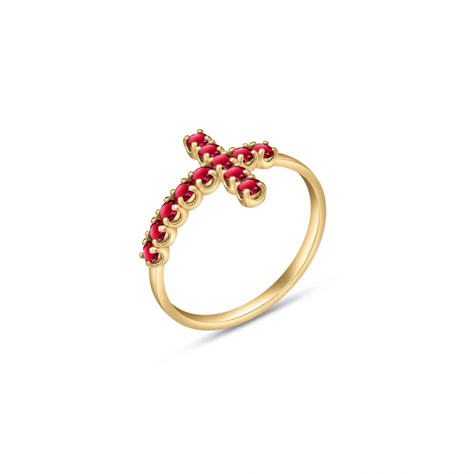 Yellow Gold Ruby — Gaia