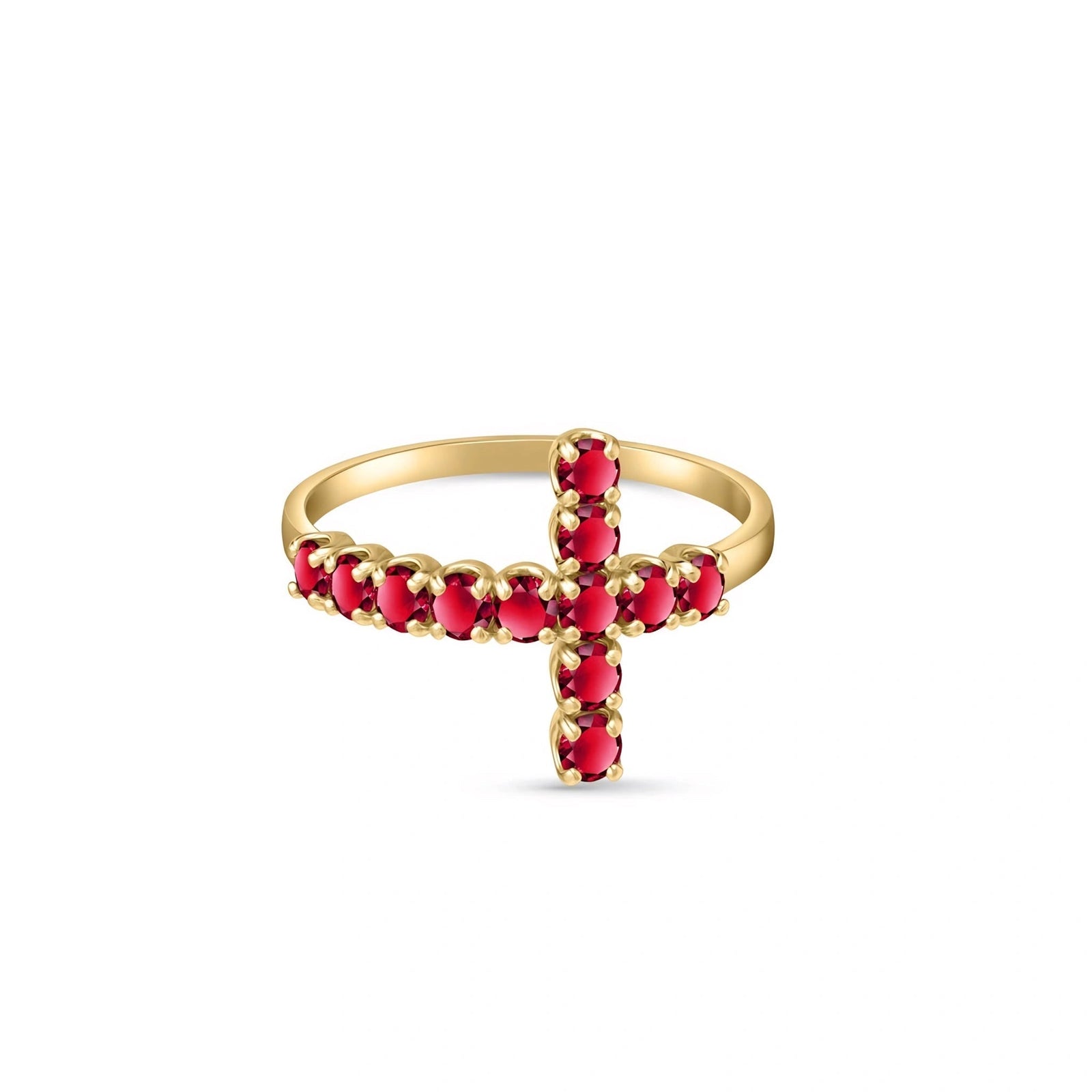 Yellow Gold Ruby — Gaia
