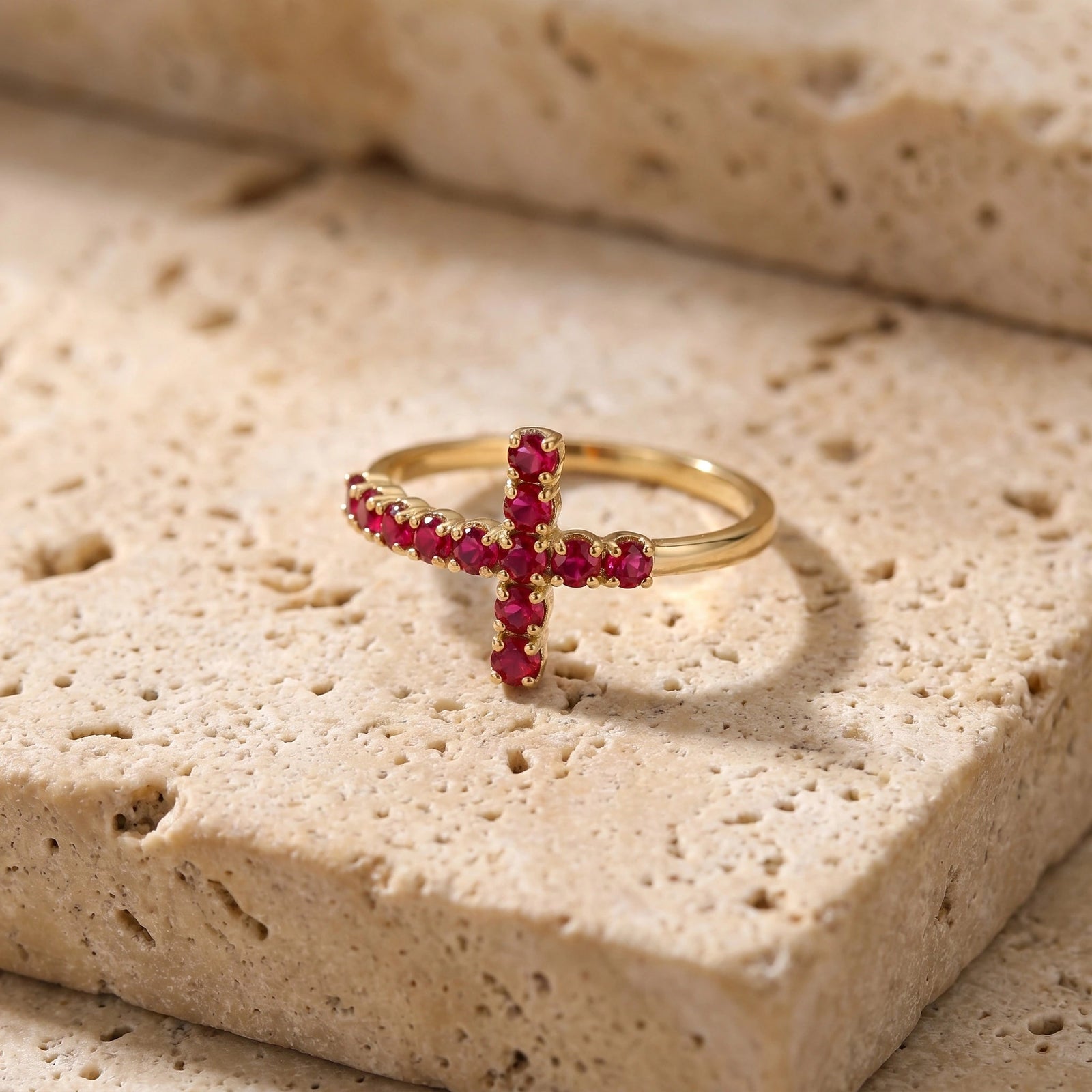 Yellow Gold Ruby — Gaia