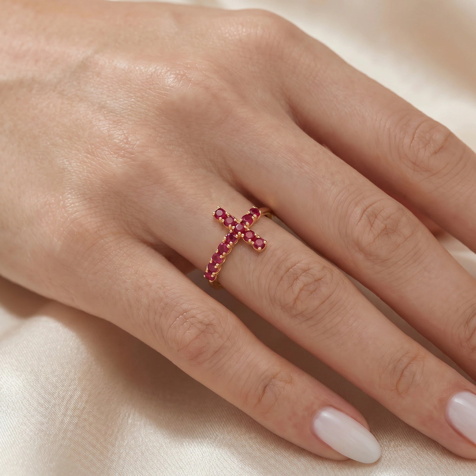 Yellow Gold Ruby — Gaia