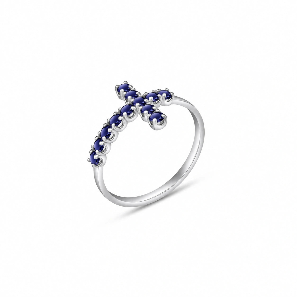 White Gold Sapphire — Gaia