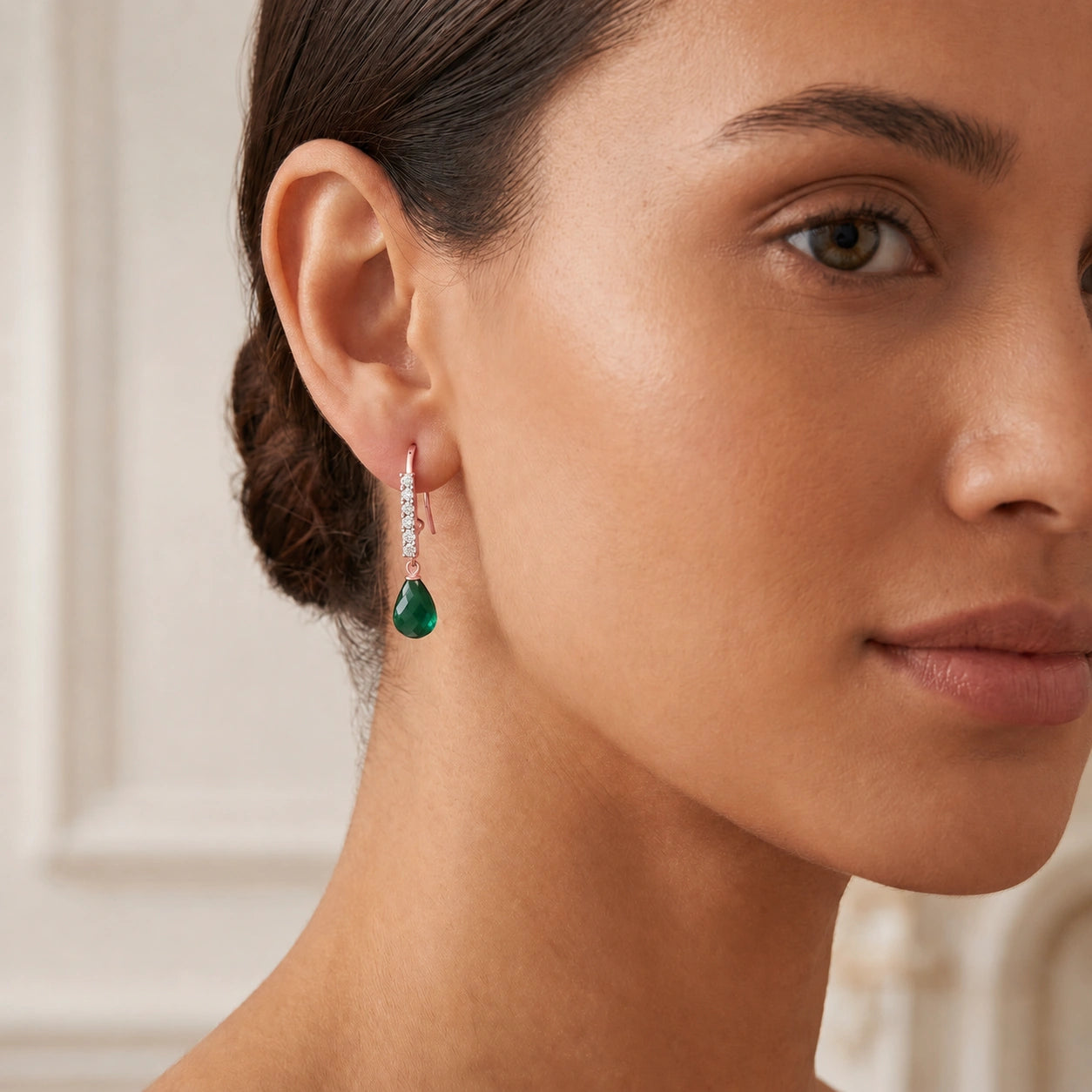 Rose Gold Emerald & Diamond — Galiana