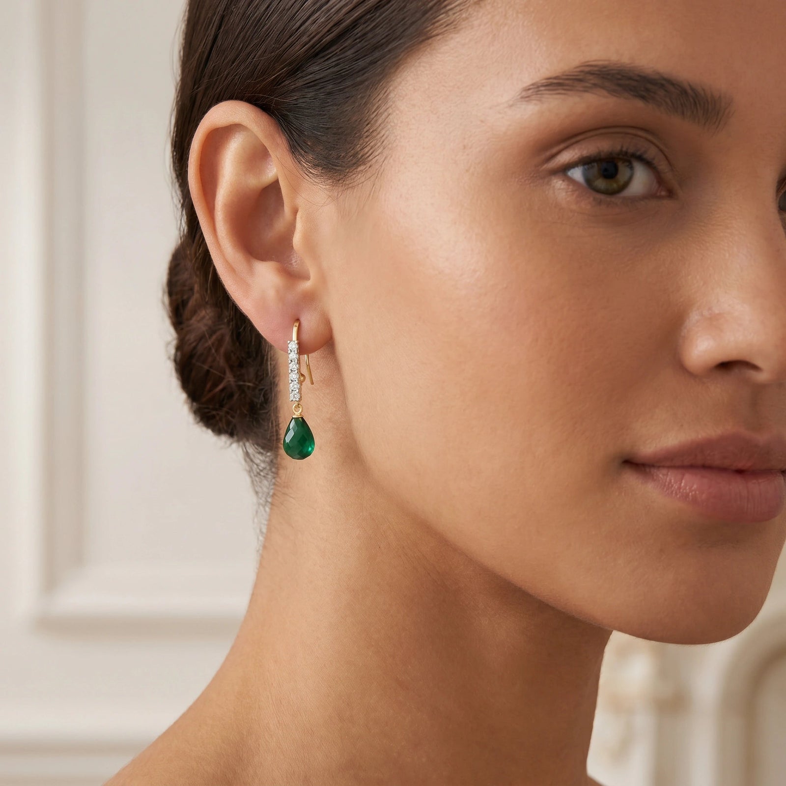 Yellow Gold Emerald & Diamond — Galiana