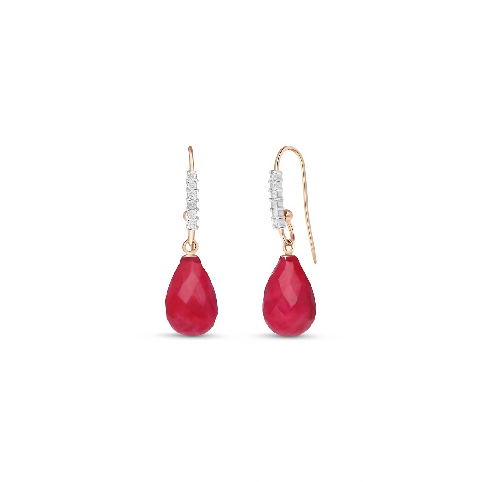 Rose Gold Ruby & Diamond — Galiana