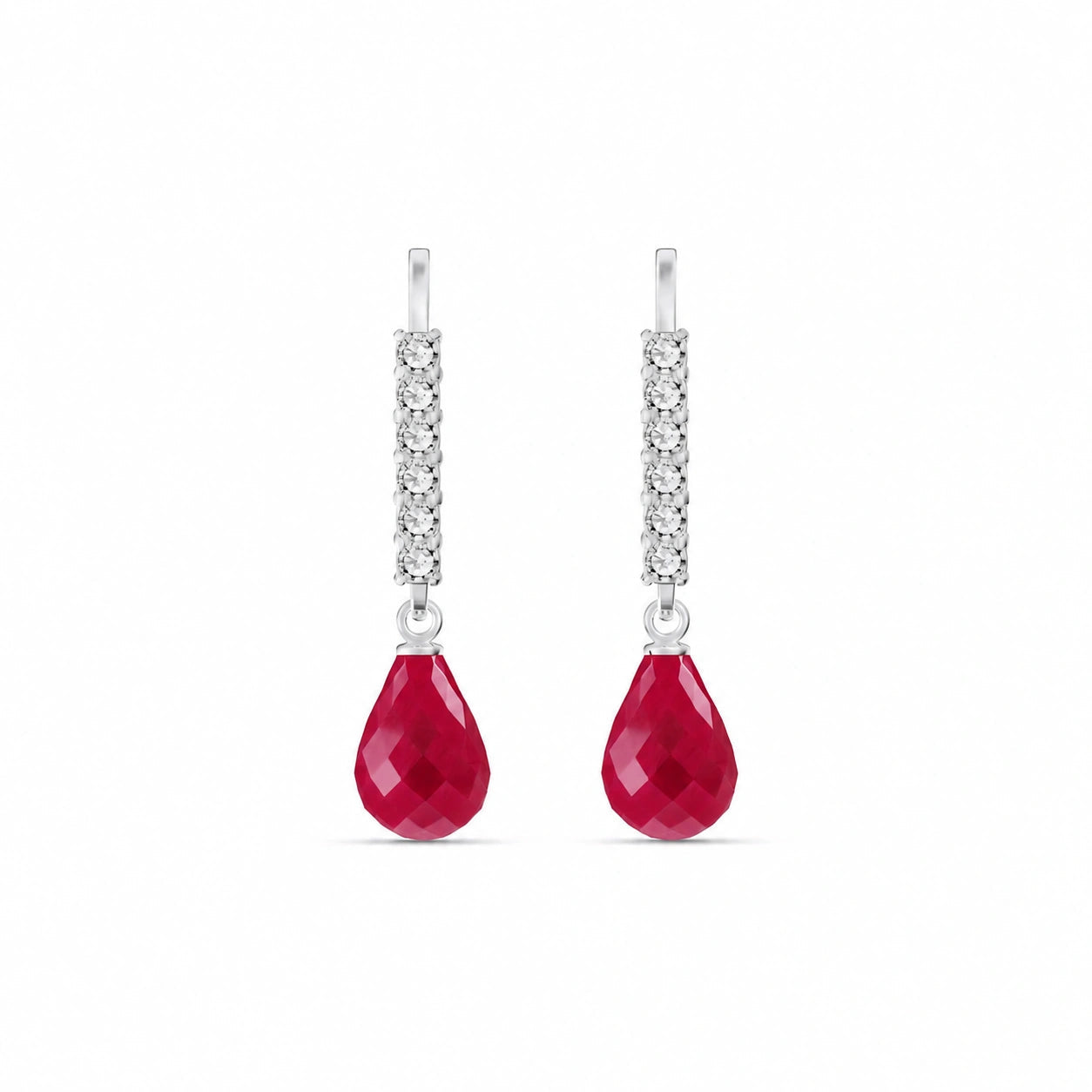 White Gold Ruby & Diamond — Galiana