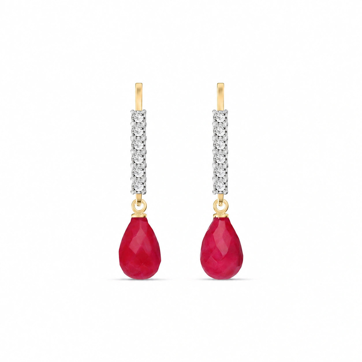 Yellow Gold Ruby & Diamond — Galiana
