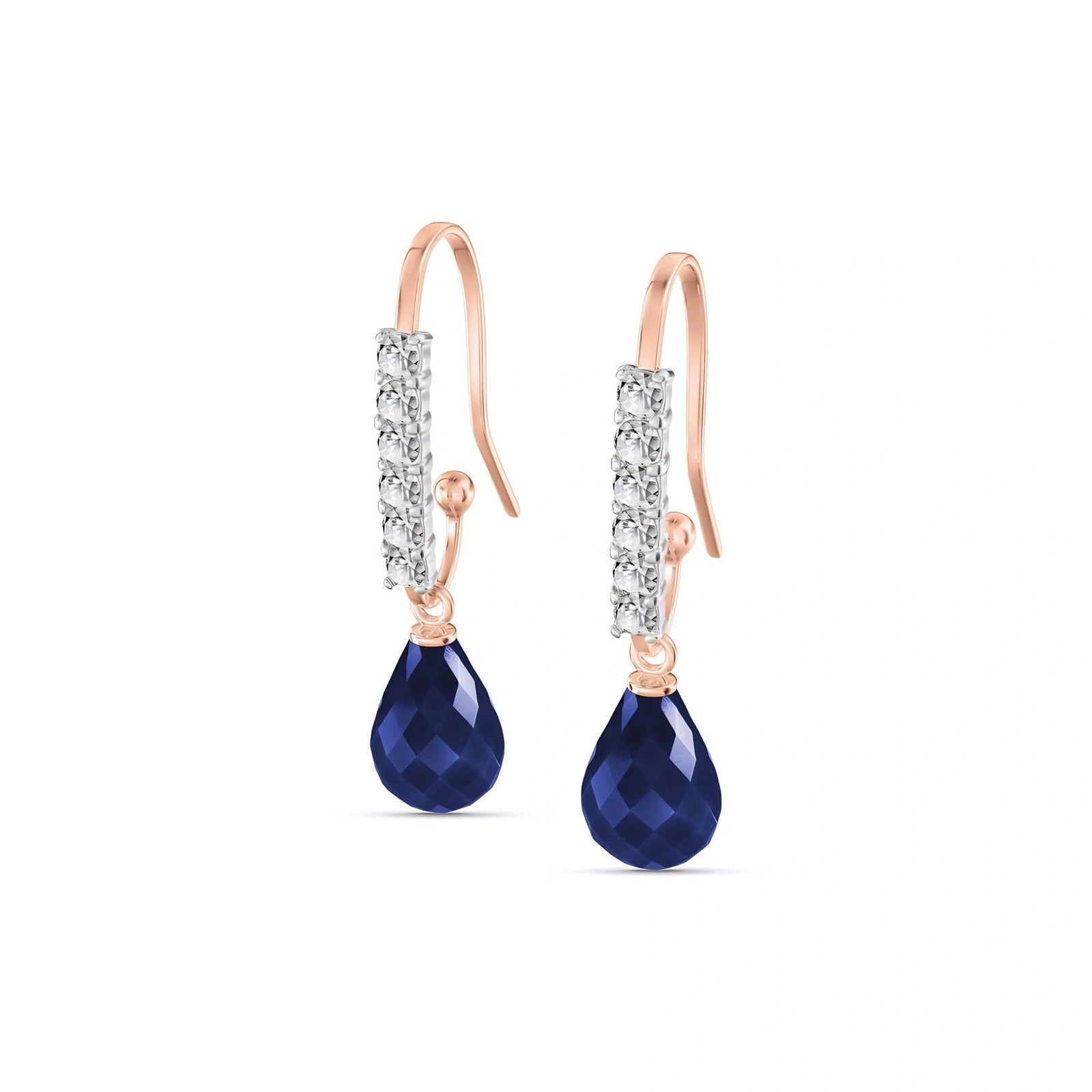 Rose Gold Sapphire & Diamond — Galiana