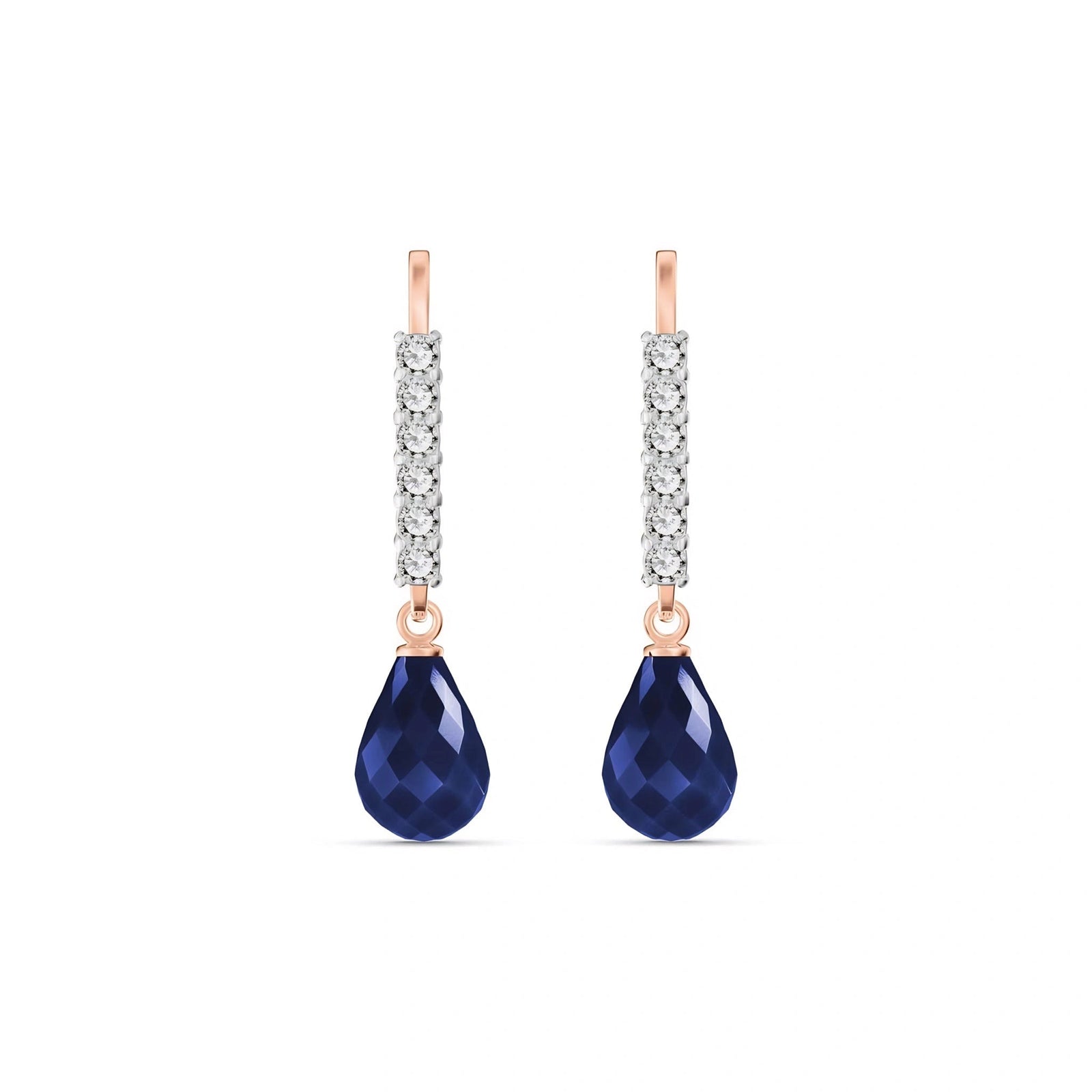 Rose Gold Sapphire & Diamond — Galiana
