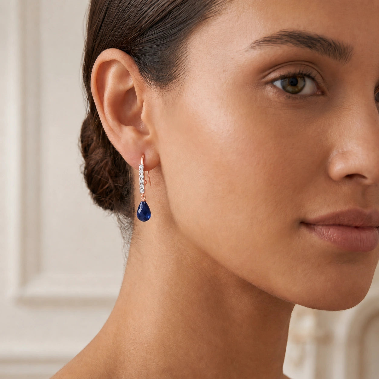 Rose Gold Sapphire & Diamond — Galiana