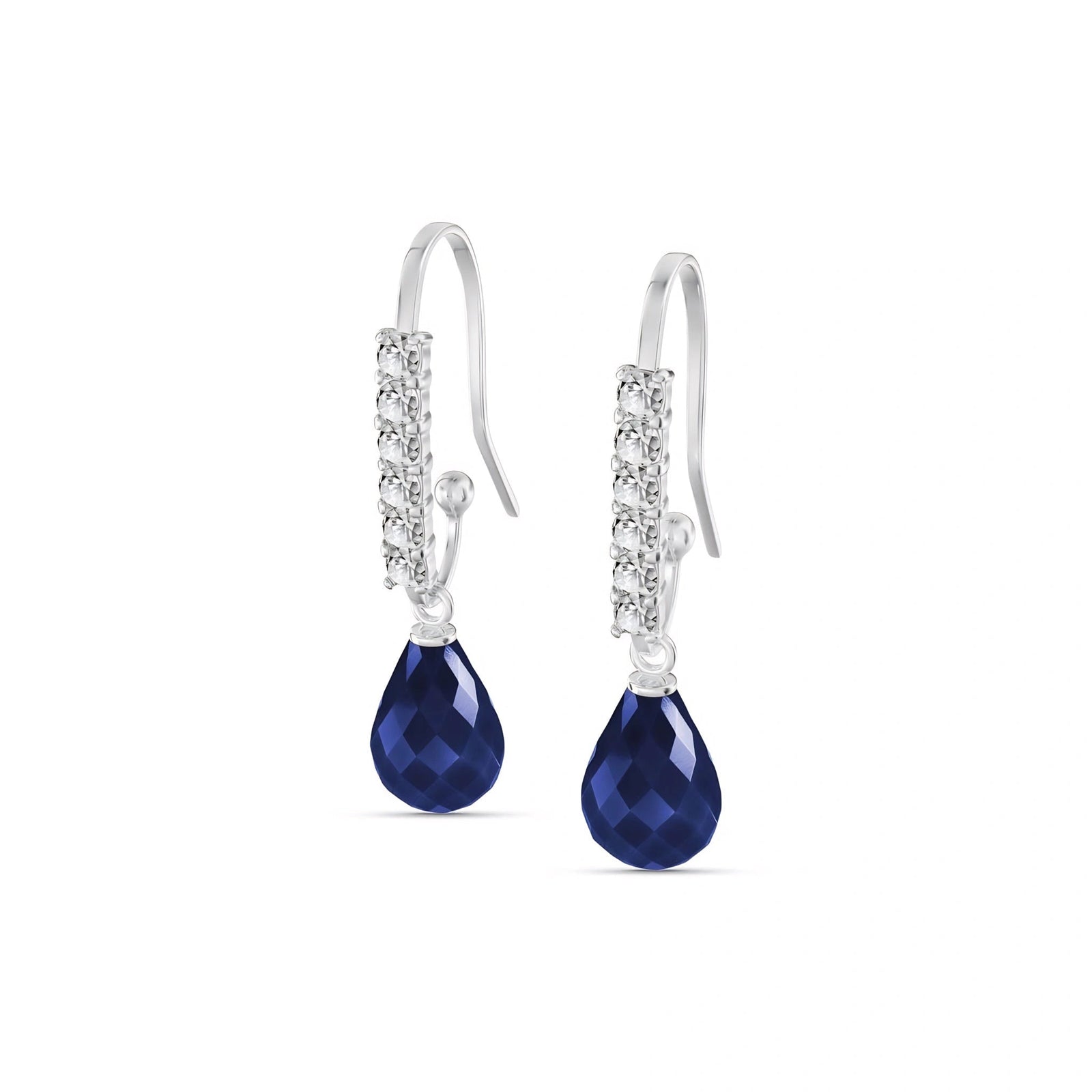 White Gold Sapphire & Diamond — Galiana