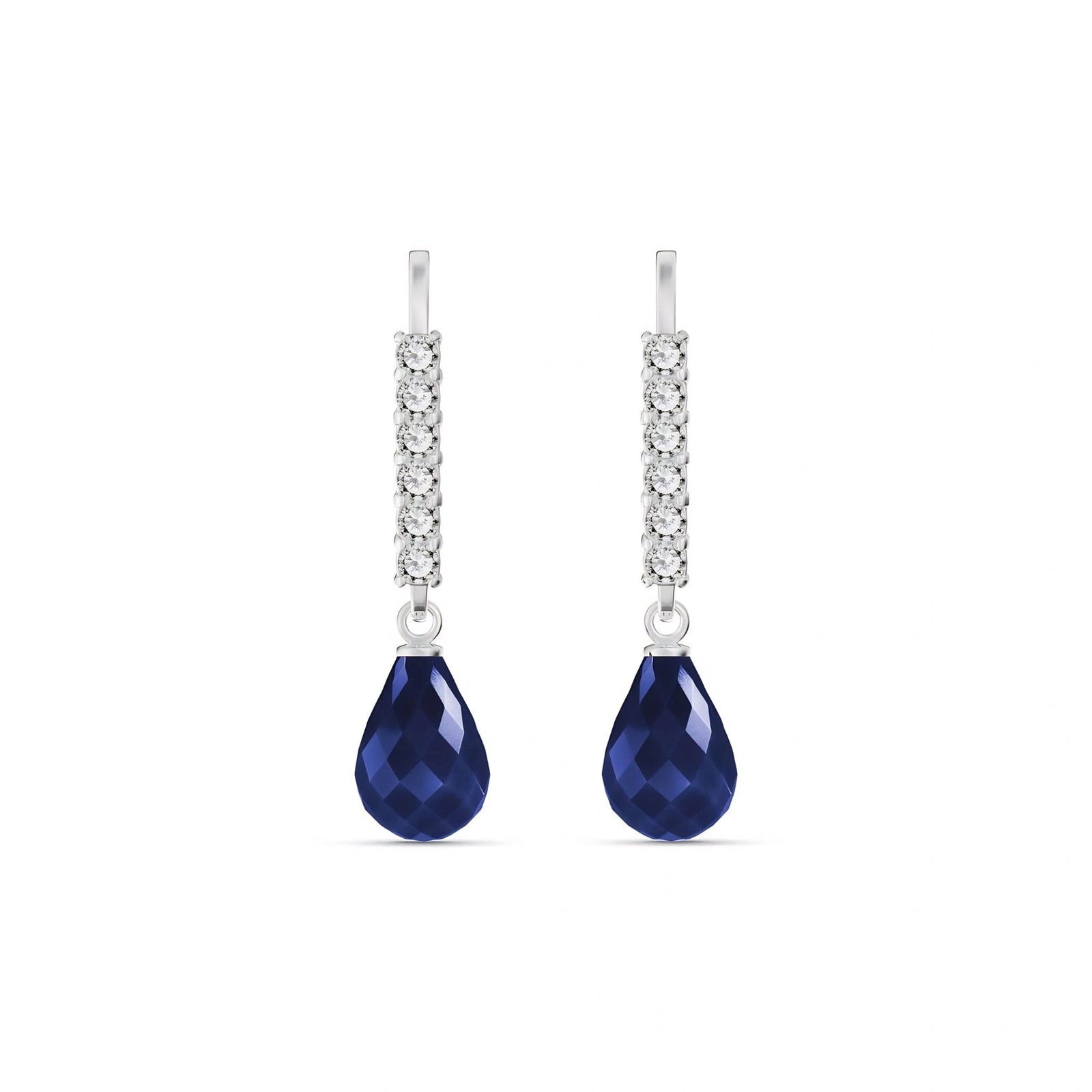 White Gold Sapphire & Diamond — Galiana