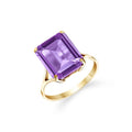 Yellow Gold Amethyst — Geltrude