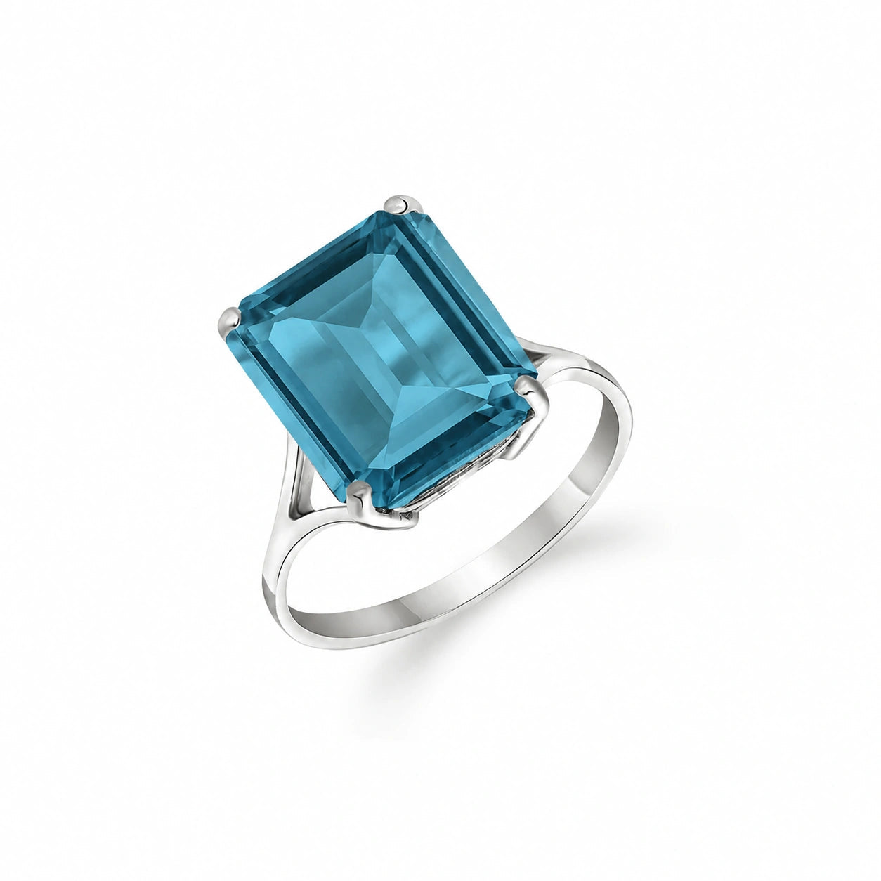 White Gold Blue Topaz — Geltrude