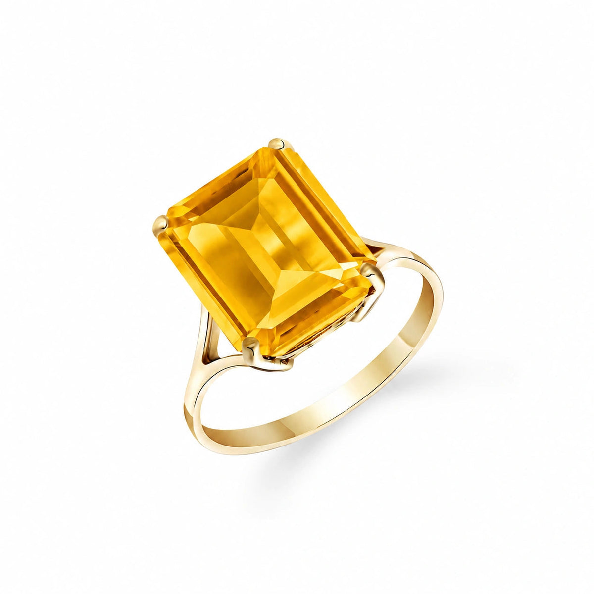 Yellow Gold Citrine — Geltrude