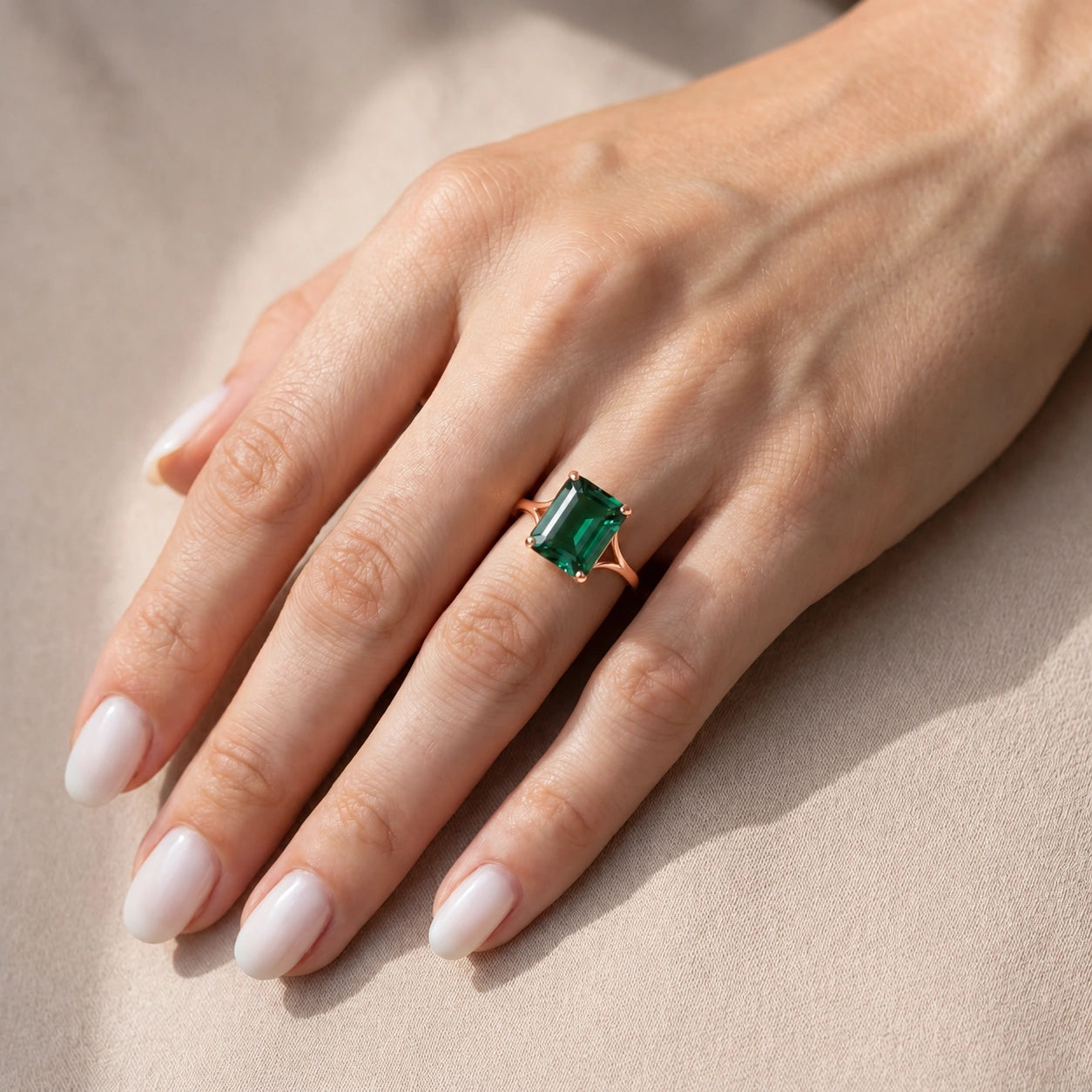Rose Gold Emerald — Geltrude